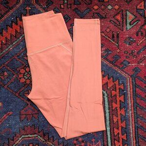 Girlfriend Collective High-Rise Leggings – Size S – Burnt Orange – Excellent 🍊